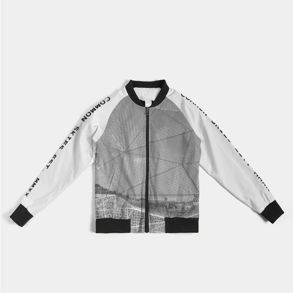 Graphic Bomber Jacket